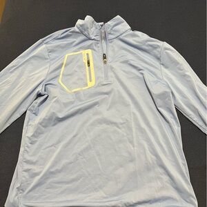 RLX Golf Quarter Zip. Light Blue Large. Salesforce logo